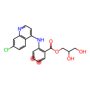 N-(7-Chloro-4-quinolyl)anthranilic Acid-d4 2,3-Dihydroxypropyl Ester