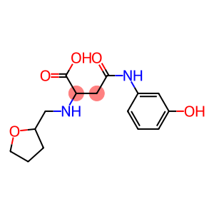 4-(3-hydroxyanilino)-4-oxo-2-[(tetrahydro-2-furanylmethyl)amino]butanoic acid