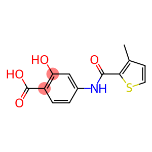2-hydroxy-4-{[(3-methylthien-2-yl)carbonyl]amino}benzoic acid