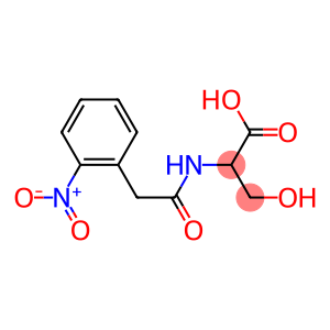 3-hydroxy-2-{[(2-nitrophenyl)acetyl]amino}propanoic acid