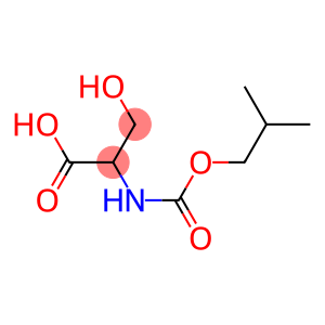 3-hydroxy-2-{[(2-methylpropoxy)carbonyl]amino}propanoic acid