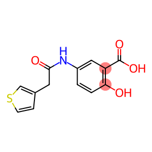 2-hydroxy-5-[2-(thiophen-3-yl)acetamido]benzoic acid
