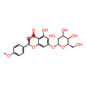 5-hydroxy-2-(4-methoxyphenyl)-7-[(2S,3R,4S,5R,6R)-3,4,5-trihydroxy-6-(hydroxymethyl)oxan-2-yl]oxy-chromen-4-one