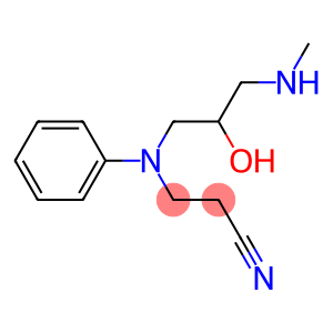 3-{[2-hydroxy-3-(methylamino)propyl](phenyl)amino}propanenitrile