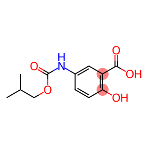 2-hydroxy-5-{[(2-methylpropoxy)carbonyl]amino}benzoic acid