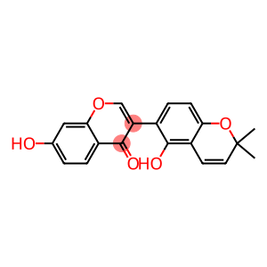 7-hydroxy-3-(5-hydroxy-2,2-dimethyl-chromen-6-yl)chromen-4-one