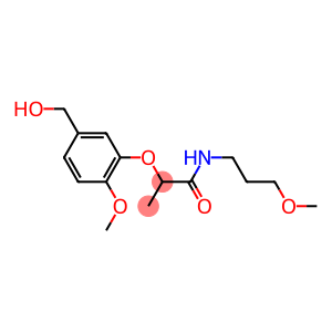 2-[5-(hydroxymethyl)-2-methoxyphenoxy]-N-(3-methoxypropyl)propanamide