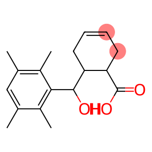 6-[hydroxy(2,3,5,6-tetramethylphenyl)methyl]cyclohex-3-ene-1-carboxylic acid