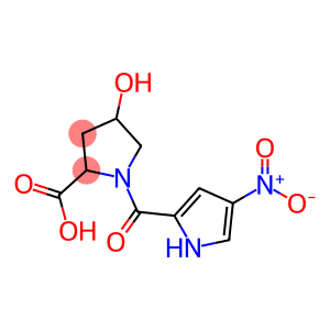 4-hydroxy-1-[(4-nitro-1H-pyrrol-2-yl)carbonyl]pyrrolidine-2-carboxylic acid