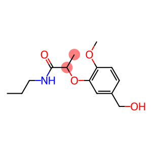 2-[5-(hydroxymethyl)-2-methoxyphenoxy]-N-propylpropanamide