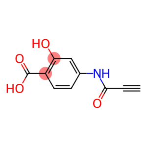 2-hydroxy-4-(propioloylamino)benzoic acid