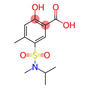 2-hydroxy-4-methyl-5-[methyl(propan-2-yl)sulfamoyl]benzoic acid