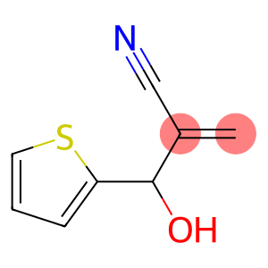 2-[hydroxy(thiophen-2-yl)methyl]prop-2-enenitrile