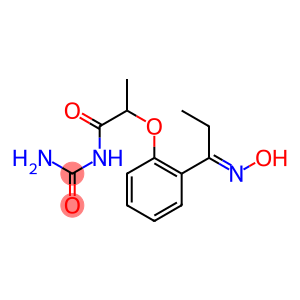 (2-{2-[1-(hydroxyimino)propyl]phenoxy}propanoyl)urea