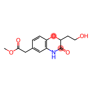 METHYL 2-[2-(2-HYDROXYETHYL)-3-OXO-3,4-DIHYDRO-2H-1,4-BENZOXAZIN-6-YL]ACETATE