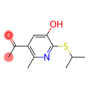 1-[5-hydroxy-6-(isopropylsulfanyl)-2-methyl-3-pyridinyl]-1-ethanone