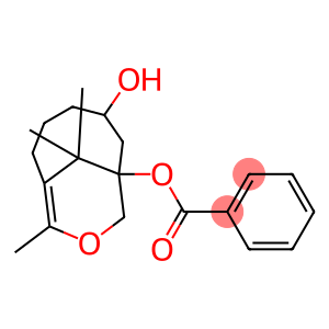 3-hydroxy-8,11,11-trimethyl-9-oxabicyclo(5.3.1)undec-7-en-1-yl benzoate