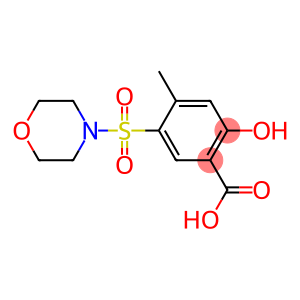 2-hydroxy-4-methyl-5-(morpholine-4-sulfonyl)benzoic acid