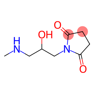 1-[2-hydroxy-3-(methylamino)propyl]pyrrolidine-2,5-dione