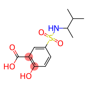 2-hydroxy-5-[(3-methylbutan-2-yl)sulfamoyl]benzoic acid
