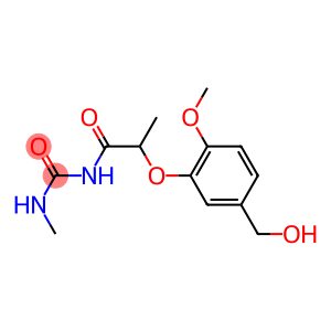 1-{2-[5-(hydroxymethyl)-2-methoxyphenoxy]propanoyl}-3-methylurea