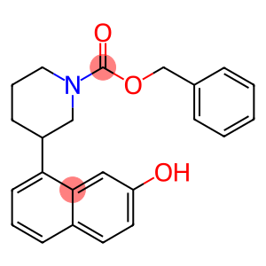 3-(7-HYDROXY-NAPHTHALEN-1-YL)-PIPERIDINE-1-CARBOXYLIC ACID BENZYL ESTER