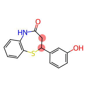 2-(3-hydroxyphenyl)-2,3,4,5-tetrahydro-1,5-benzothiazepin-4-one