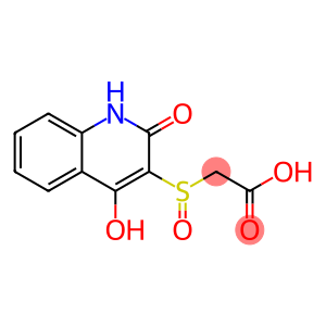 [(4-hydroxy-2-oxo-1,2-dihydro-3-quinolinyl)sulfinyl]acetic acid