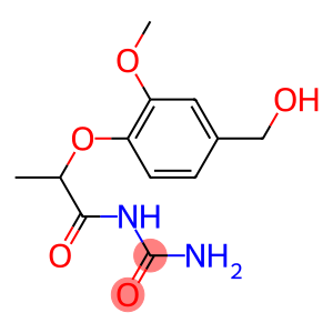 {2-[4-(hydroxymethyl)-2-methoxyphenoxy]propanoyl}urea