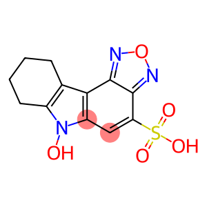 6-hydroxy-7,8,9,10-tetrahydro-6H-[1,2,5]oxadiazolo[3,4-c]carbazole-4-sulfonic acid
