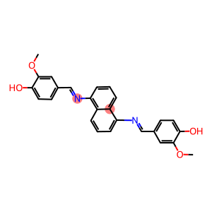 4-[({5-[(4-hydroxy-3-methoxybenzylidene)amino]-1-naphthyl}imino)methyl]-2-methoxyphenol