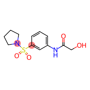2-HYDROXY-N-[3-(PYRROLIDIN-1-YLSULFONYL)PHENYL]ACETAMIDE