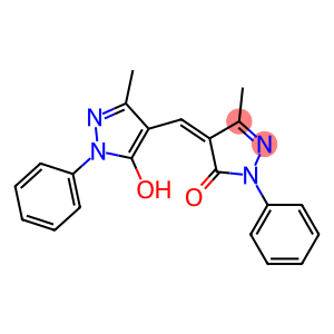 4-[(5-hydroxy-3-methyl-1-phenyl-1H-pyrazol-4-yl)methylidene]-3-methyl-1-phenyl-4,5-dihydro-1H-pyrazol-5-one
