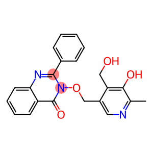 3-{[5-hydroxy-4-(hydroxymethyl)-6-methyl-3-pyridyl]methoxy}-2-phenyl-3,4-dihydroquinazolin-4-one