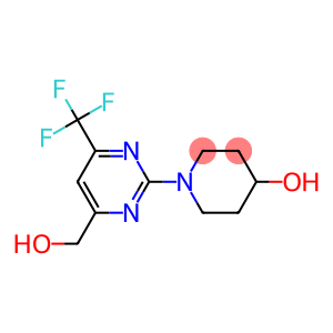 1-(4-(Hydroxymethyl)-6-(trifluoromethyl)pyrimidin-2-yl)piperidin-4-ol