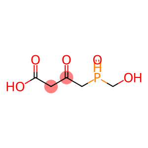 4-(hydroxymethylphosphinoyl)-3-oxobutanoic acid