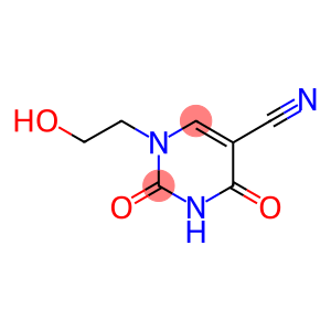 1-(2-HYDROXYETHYL)-2,4-DIOXO-1,2,3,4-TETRAHYDRO-5-PYRIMIDINECARBONITRILE