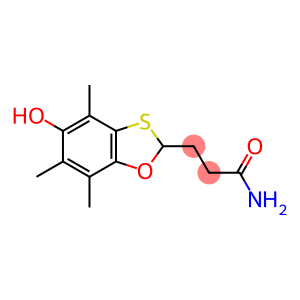 3-(5-Hydroxy-4,6,7-trimethyl-1,3-benzoxathiol-2-yl)propanamide