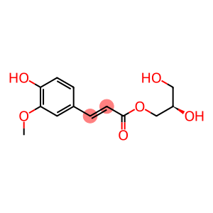 3-(4-Hydroxy-3-methoxyphenyl)propenoic acid (2R)-2,3-dihydroxypropyl ester