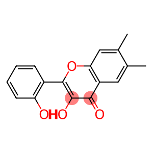3-Hydroxy-2-(2-hydroxyphenyl)-6,7-dimethyl-4H-1-benzopyran-4-one