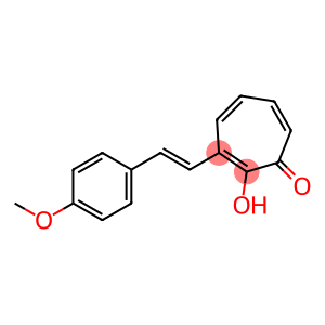 2-Hydroxy-3-[2-(4-methoxyphenyl)ethenyl]cyclohepta-2,4,6-trien-1-one