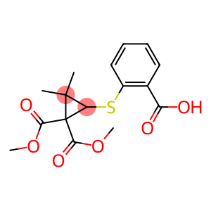 3-(2-Hydroxycarbonylphenyl)thio-2,2-dimethylcyclopropane-1,1-dicarboxylic acid dimethyl ester
