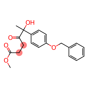 5-Hydroxy-5-[4-(benzyloxy)phenyl]-4-oxohexanoic acid methyl ester