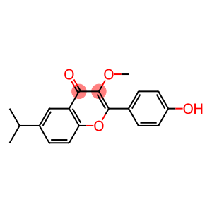 2-(4-Hydroxyphenyl)-6-isopropyl-3-methoxy-4H-1-benzopyran-4-one