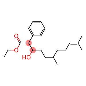 3-Hydroxy-2-phenyl-3-(3,7-dimethyl-6-octen-1-yl)propanoic acid ethyl ester
