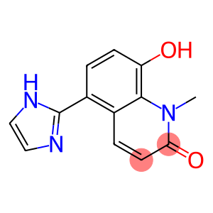 8-Hydroxy-5-(1H-imidazol-2-yl)methyl-2(1H)-quinolinone