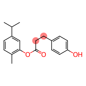 3-(4-Hydroxyphenyl)propanoic acid 2-methyl-5-isopropylphenyl ester