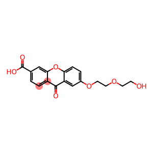 7-[2-(2-Hydroxyethoxy)ethoxy]-9-oxo-9H-xanthene-3-carboxylic acid