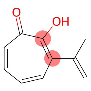 2-Hydroxy-3-(1-methylethenyl)-2,4,6-cycloheptatrien-1-one
