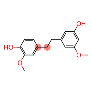 1-(3-Hydroxy-5-methoxyphenyl)-2-(4-hydroxy-3-methoxyphenyl)ethane